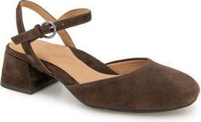 Gentle Souls Lucinda Ankle Strap Pump in Chocolate Suede at Nordstrom Rack, Size 5.5
