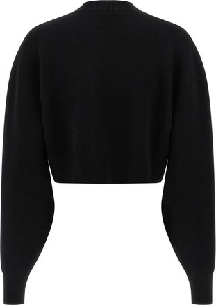 Tom Ford Cropped Crewneck Sweatshirt - Black