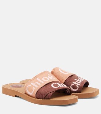 Chlo&eacute; Chlo&eacute; Sandali Woody in canvas