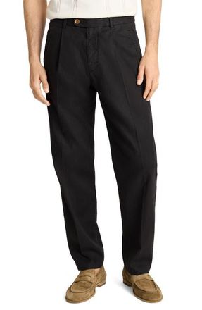 Bonobos Coastal Linen Blend Pants in Washed Black at Nordstrom, Size 38 X 30