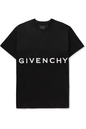 Givenchy Logo-Embroidered Cotton-Jersey T-Shirt