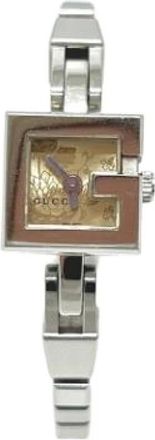 Gucci Pre-owned Watches, female, Gray, Size: ONE SIZE Pre-owned Vintage Stainless Steel Watch