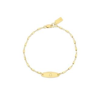 Set & Stones Zodiac Sign Bracelet in Gold /Libra at Nordstrom, Size 7