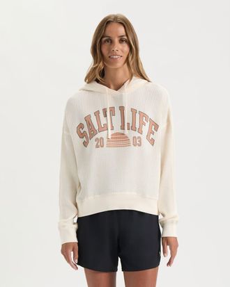 Salt Life Starry Night Hoodie in Ivory at Nordstrom, Size X-Large