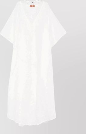 Ermanno Scervino long kaftan dress v neckline loose fit