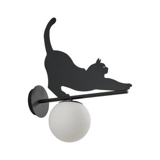 Lindby L&aacute;mpara de pared exterior de metal negro