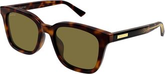Gucci GG2251SA Asian Fit 002 Mens Sunglasses Tortoiseshell Size 54 - Free RX Lenses - Free RX Lenses