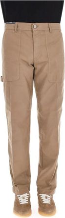 Pantaloni Torino Fatigue Straight Broeken - Heren - Straight fit broeken - Bruin - W33 - Katoen - Broeken