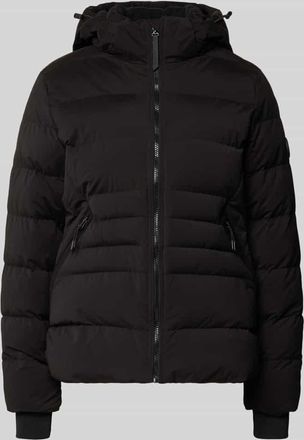 Cars Jeans Steppjacke mit Reißverschlusstaschen Modell MONYA in Black, Größe XL