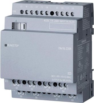 SIEMENS M&oacute;dulo De Expansi&oacute;n Siemens Logo Dm16 230r 6ed10551fb100ba2