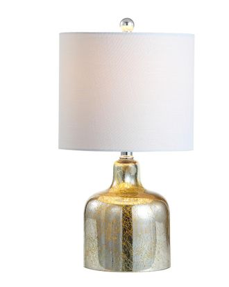Jonathan Y Designs Jonathan Y Gemma 19In Glass Bell Led Table Lamp