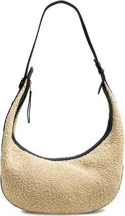 Khaite Augustina Hobo Bag in 367 Black/natural at Nordstrom