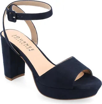 Journee Collection Women & apos;s Nairri Medium and Wide Width Dress Sandals