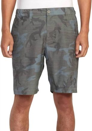 Rvca Coastal Hybrid Short In Camo