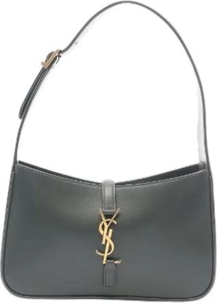 Saint Laurent Pre-owned LE 5 A 7 Leren Handtas - Dames - Vintage Schoudertas - Groen - ONE Size - Leer - Vintage