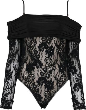 Zimmermann Black Lace Bodysuit