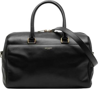 Saint Laurent Pre-owned Weekend Bags, female, Black, Size: ONE SIZE Pre-owned Classic Duffle 6