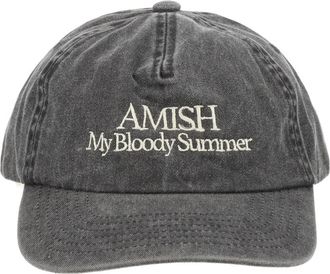 Amish Baseball Cap With Embroidery