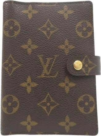 Louis Vuitton Pre-owned Wallets, female, Brown, Size: ONE SIZE Pre-owned Leather Wallet
