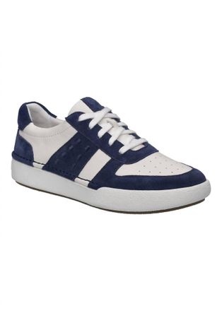 Josef Seibel Womens Claire 27 Sneakers In Jeans Suede