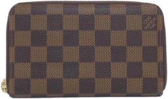 Louis Vuitton Pre-owned Canvas wallets - Dames - Vintage Accessoires - Bruin - ONE Size - Vintage