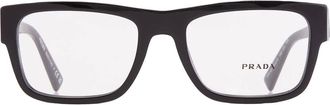 Prada Demo Square Mens Eyeglasses PR 15YV 1AB1O1 54