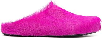 Marni Fussbet Sabot Slippers - Mens - Calf Hair/Calf Leather/Rubber
