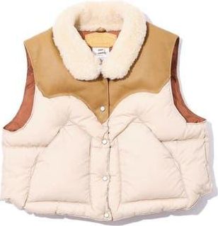 Fortela Annelle Rocky Mountain Featherbed Vest in Light_Brown at Nordstrom