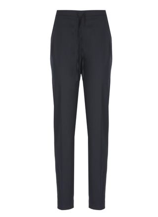 Fabiana Filippi Blue Lightpoint Detail Wool Pants