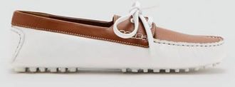 Mango Scarpe barca pelle multicolore bianco - Donna - 36 - MANGO