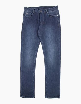 Emporio Armani Mens Emporio Armani J06 Slim Fit Warm Fleece Jeans Denim Blue 0942 - Navy - Size: 30/32/32