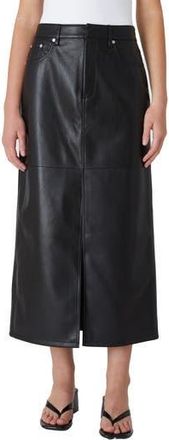 Blank NYC Faux Leather Midi Skirt in Done Deal at Nordstrom Rack, Size 24