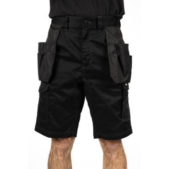 CAT Caterpillar Mens Essential Stretch Holster Pocket Shorts (32R) (Black)