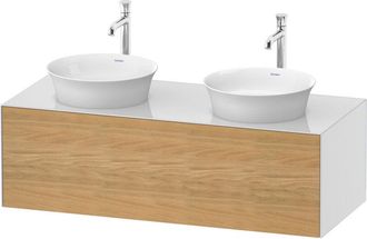 Duravit Tulip Blanco, Mueble De Pared, Ancho 1300 X Fondo 550mm, - Duravit