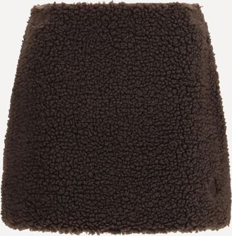 Moncler Teddy-effect Miniskirt Female 38