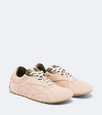 Bottega Veneta Orbit Flash suede-trimmed sneakers
