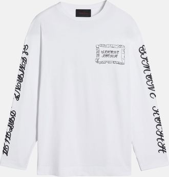 Simone Rocha Maglia A Maniche Lunghe Con Stampa Pillowcase