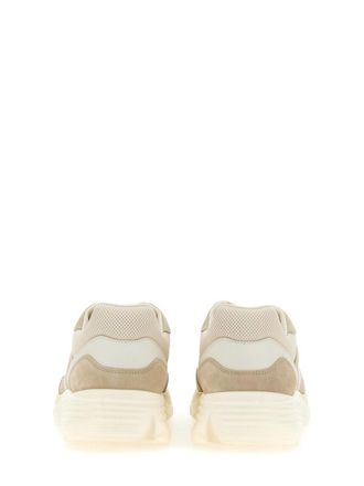 Hogan Logo Calfskin Sneaker - Beige
