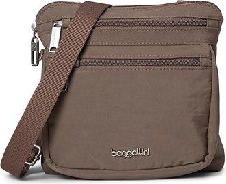 Baggallini Securtex Anti-Theft Crossbody Cross Body Womens Handbags Portobello, Nylon