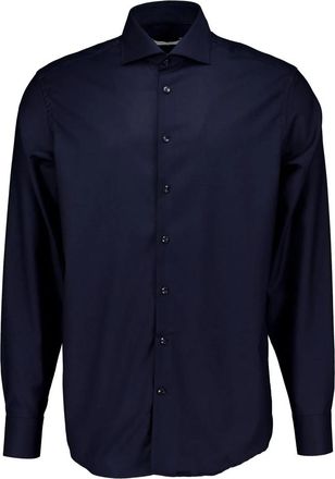 John Miller Lange Mouw Overhemden - Heren - Casual Overhemden - Blauw - 4XL - Overhemden