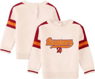 WEAR by Erin Andrews Infant WEAR by Erin Andrews Cream Tampa Bay Buccaneers Throwback Script Sweater at Nordstrom, Size 18M
