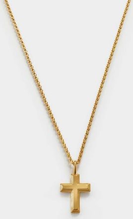 Katie Loxton Cross Waterproof Gold Necklace at Nordstrom