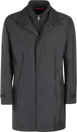 Fay Stijlvolle Parka Jas - Heren - Parka Jassen - Zwart - 2XL - Polyester - Jassen