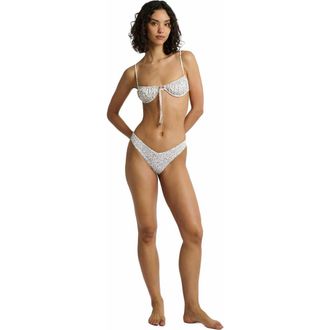 Onia Rose Bikini Top in White Multi at Nordstrom, Size X-Small