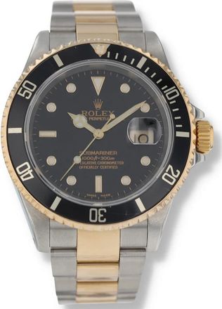 Rolex Pre-owned Rolex Submariner Black Dial Mens Watch 16613BK