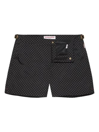 Orlebar Brown Zwembroek meet rits - Zwart