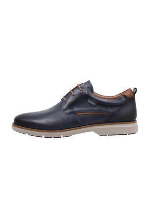 Pikolinos NAVARRA Leather Lace-Up Shoes for Men, blue, 7 UK