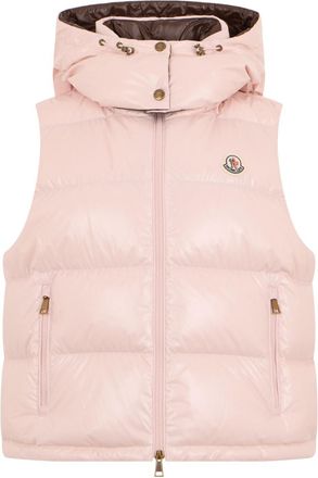 Moncler Pink Solid Hood Jacket