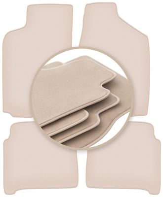 OEM Alfombrillas Beige Premium Para Toyota Camry V20 Ii Sed&aacute;n 1986-1991