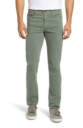 AG - Adriano Goldschmied Everett Stretch Sateen Slim Straight Pants in Fresh Thyme at Nordstrom Rack, Size 36 X 34
